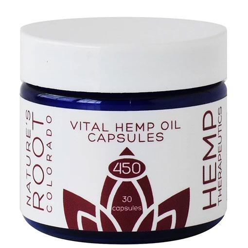 Vital Hemp Oil Supplement Capsules-450