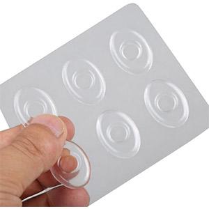 Dr. Mechaniks Clear Silicone Gel Corn Cushion with Adhesive backs